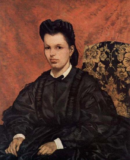 Giovanni Fattori Portrat der ersten Ehefrau des Kunstlers China oil painting art